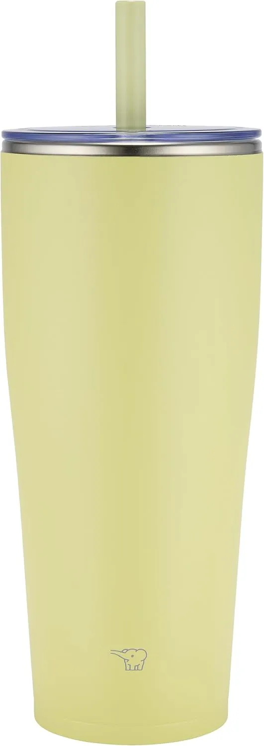Zojirushi SX-HA89H-YM Stainless Tumbler with Straw 30 ounces Citron Yellow